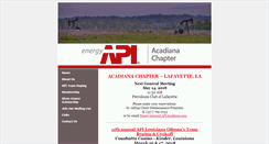 Desktop Screenshot of apiacadiana.com